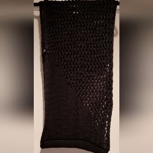 PRE-OWNED Women's The North Face One Size Black Polyester/ Acrylic Scarf